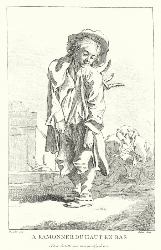 Deshollinador (grabado) de Francois (after) Boucher