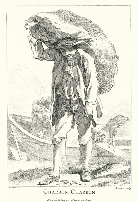 Carbonero (grabado) de Francois (after) Boucher