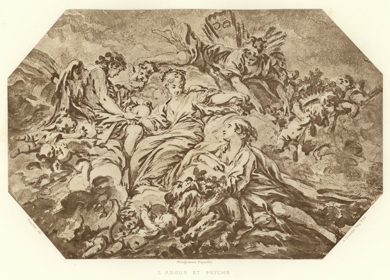 El Amor y Psique de Francois (after) Boucher