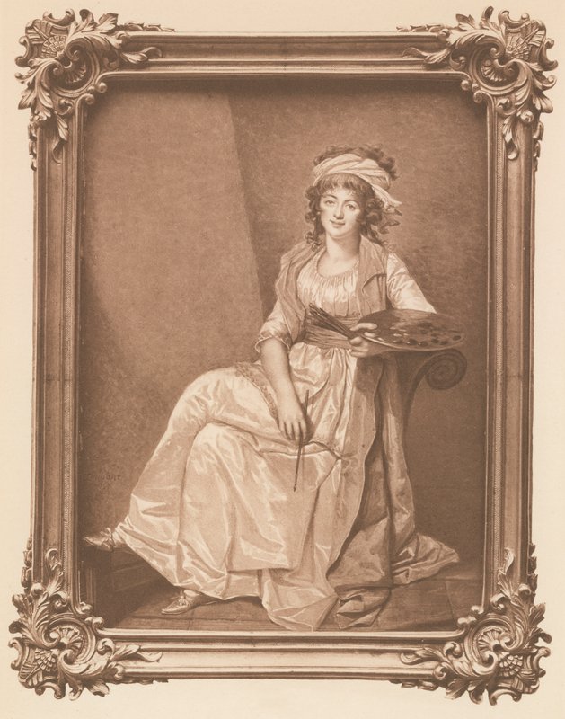 Madame Vigee Le Brun de Francois Dumont