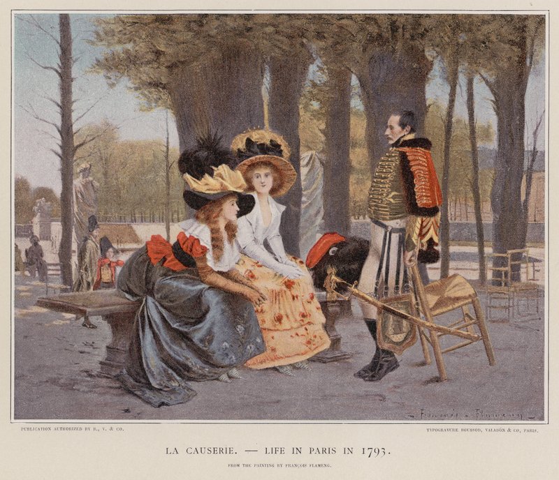 La Causerie de Francois Flameng