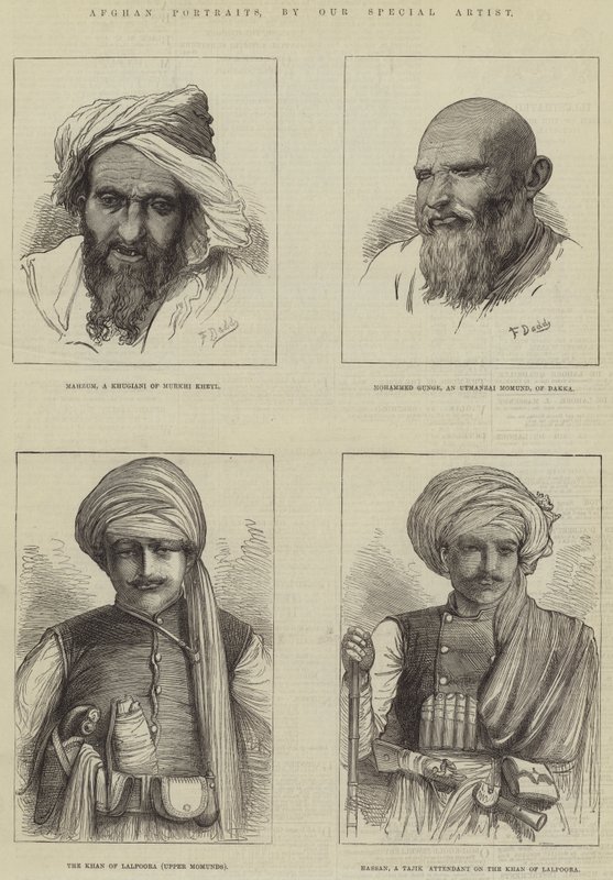Retratos Afganos de Frank Dadd