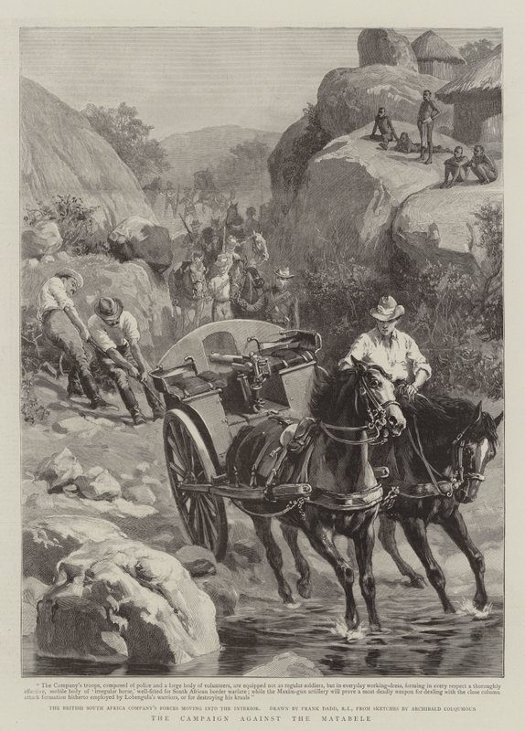 La campaña contra los Matabele de Frank Dadd