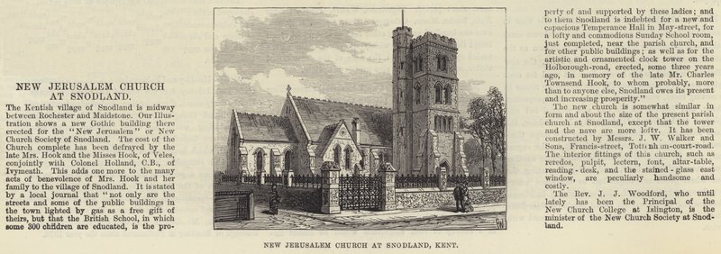 Iglesia de la Nueva Jerusalén en Snodland, Kent de Frank Watkins