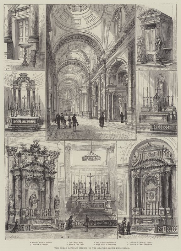 La Iglesia Católica Romana del Oratorio, South Kensington de Frank Watkins