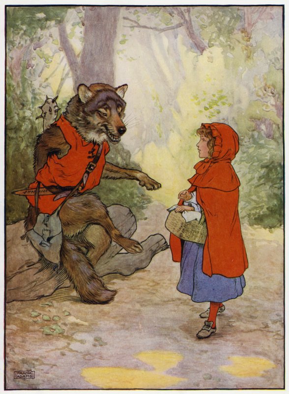 Caperucita Roja de Frank Adams