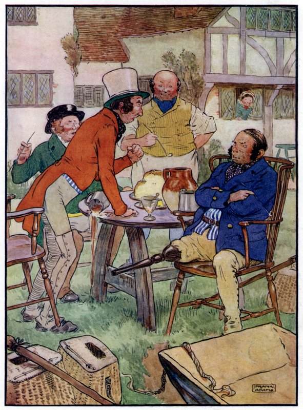 Tres alegres pescadores de Frank Adams