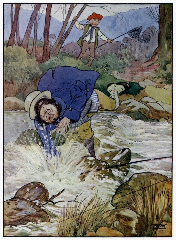 Tres alegres pescadores de Frank Adams