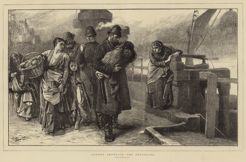 Bocetos de Londres - El expósito de Frank Holl