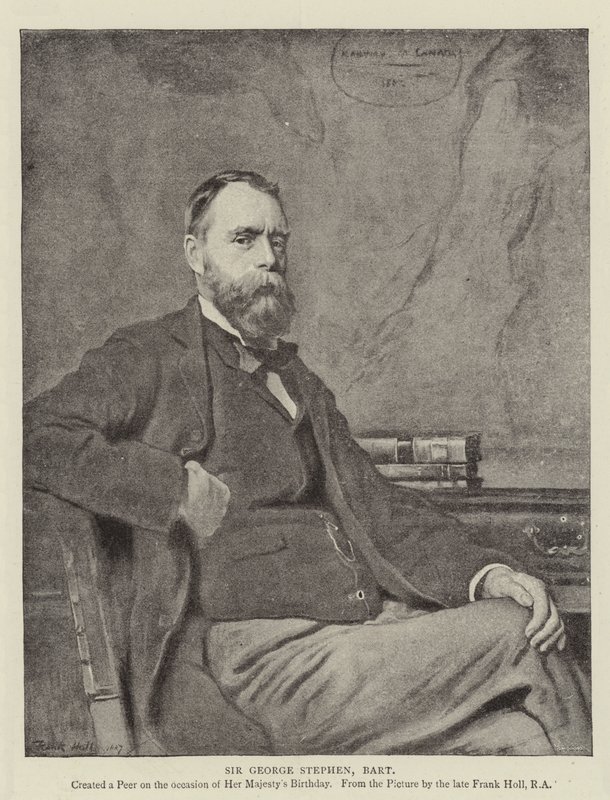 Sir George Stephen, Baronet de Frank Holl