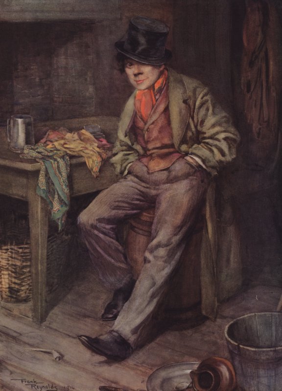 The Artful Dodger (litografía en color) de Frank Reynolds