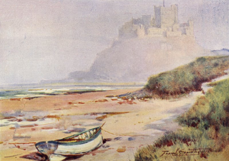 Castillo de Bamburgh de Frank Southgate
