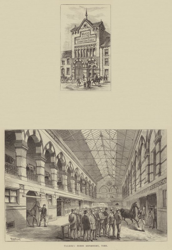 Repositorio de caballos de Walker, York de Frank Watkins