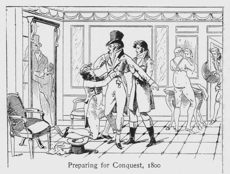 Preparándose para la Conquista, 1800 de François Courboin