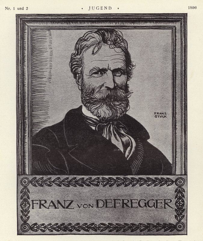 Franz von Defregger, artista austriaco de Franz von Stuck