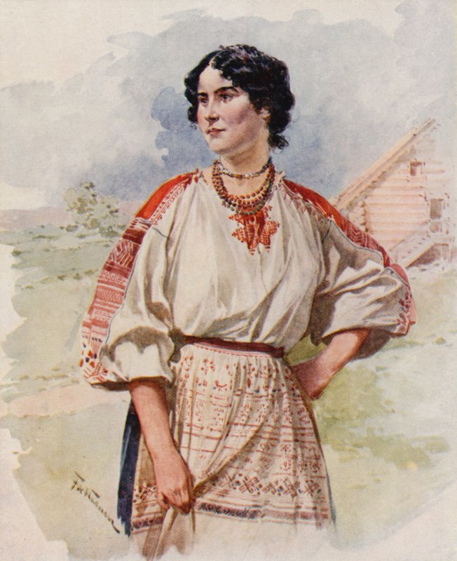 Un sirviente ruso en vestido de verano de Frederic de Haenen