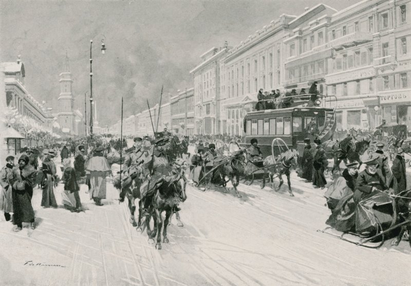 Prospecto Nevsky de Frederic de Haenen