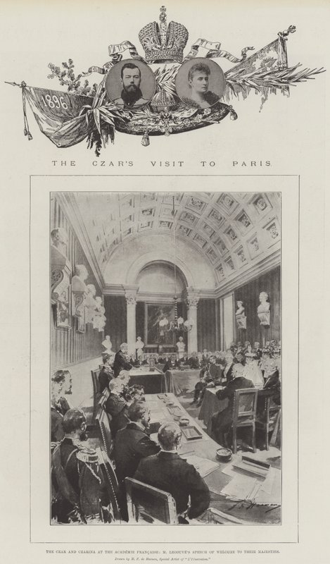 La Visita del Zar a París de Frederic de Haenen