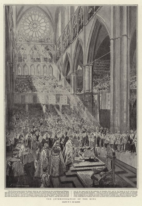 La Entonización del Rey de Frederic de Haenen