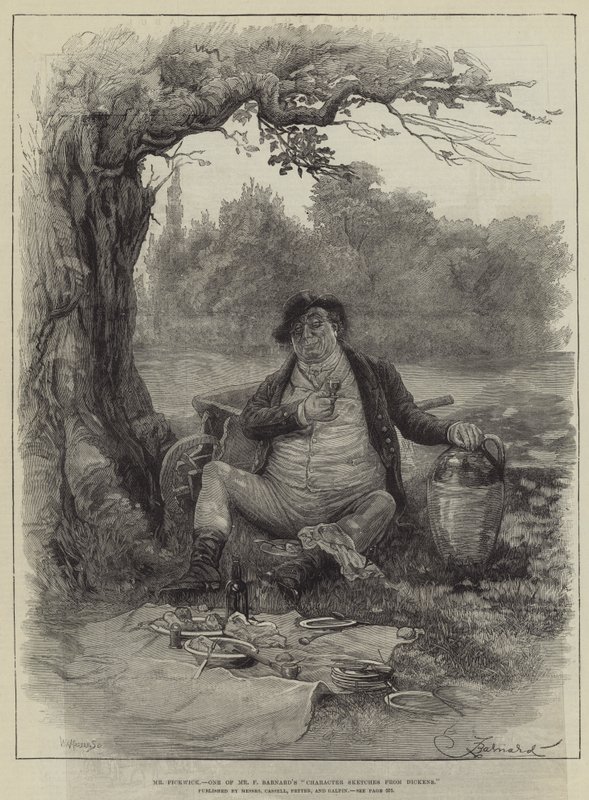 El Sr. Pickwick de Frederick Barnard