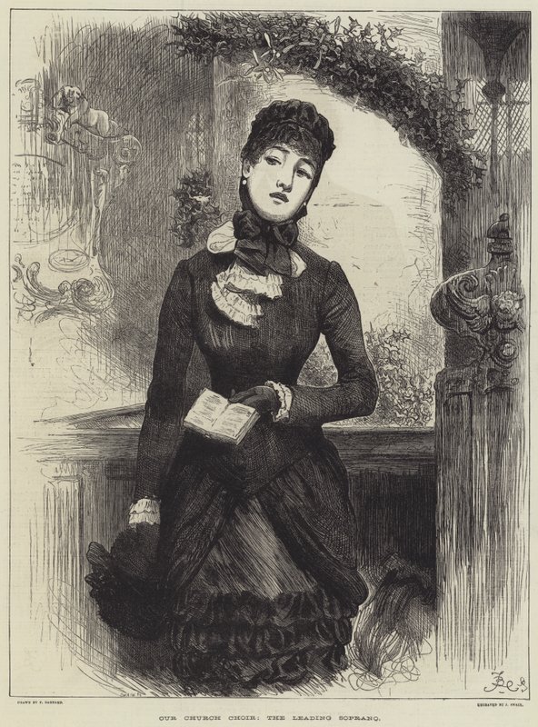 Nuestro coro de la iglesia, la soprano principal de Frederick Barnard