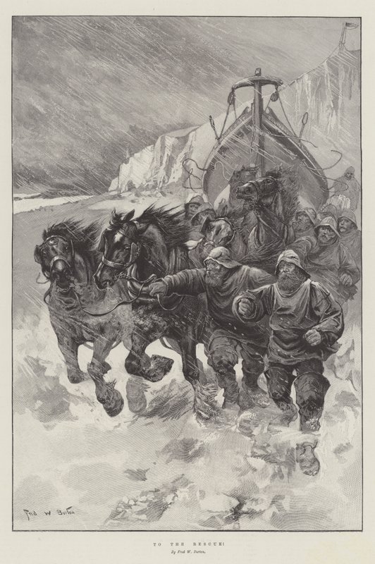 ¡Al rescate! de Frederick William Burton