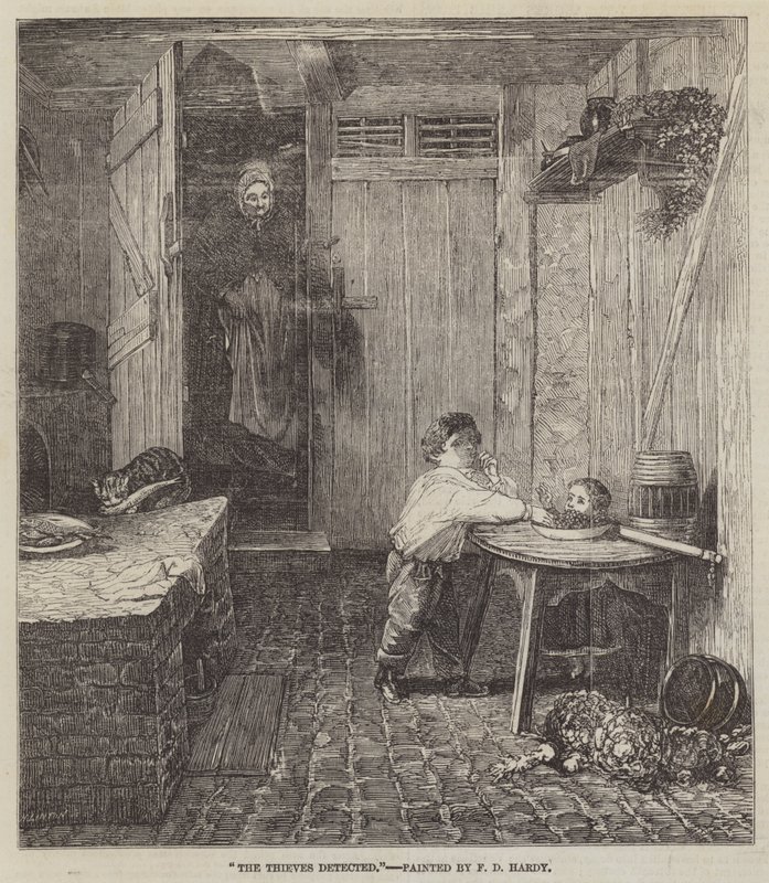 Los ladrones detectados de Frederick Daniel Hardy