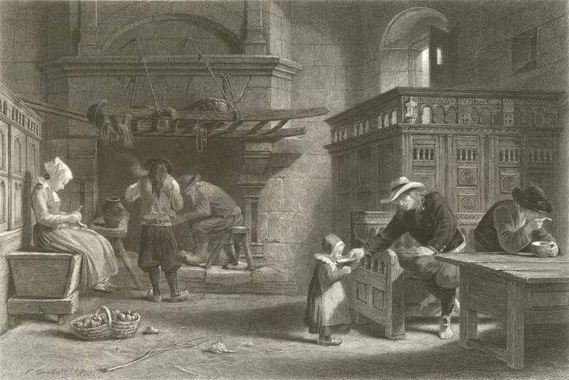 La Comida Casera, Bretaña de Frederick Goodall