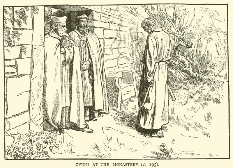 Owini en el monasterio de Frederick Henry Townsend