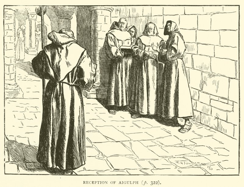 Recepción de Aigulph de Frederick Henry Townsend