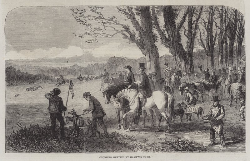 Reunión de Caza en Hampton Park de Frederick John Skill