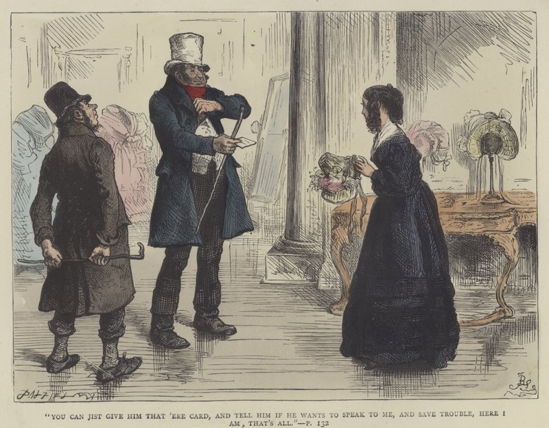 Ilustración para Nicholas Nickleby de Frederick L. Bernard