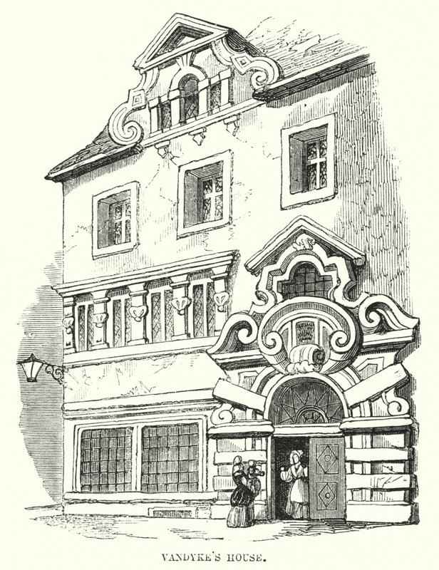 Casa de Vandyke (grabado) de Frederick William Fairholt