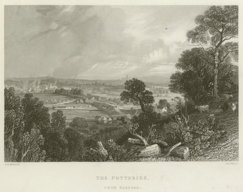 Las Potteries, desde Basford de Frederick William Hulme