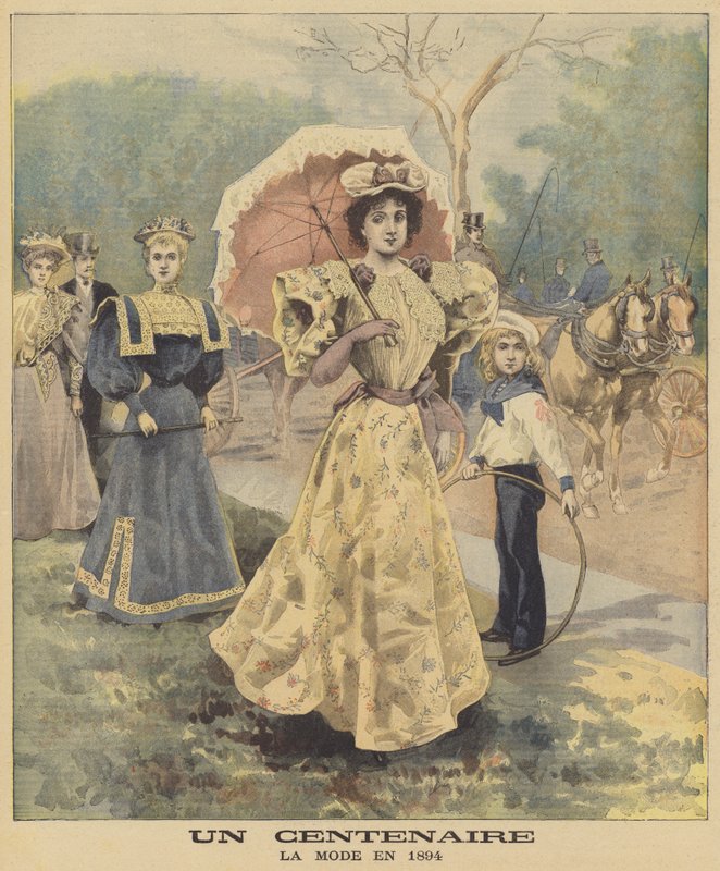 Un centenario: moda en 1894 de French School