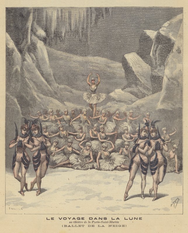 Gran ballet de los copos de nieve de French School