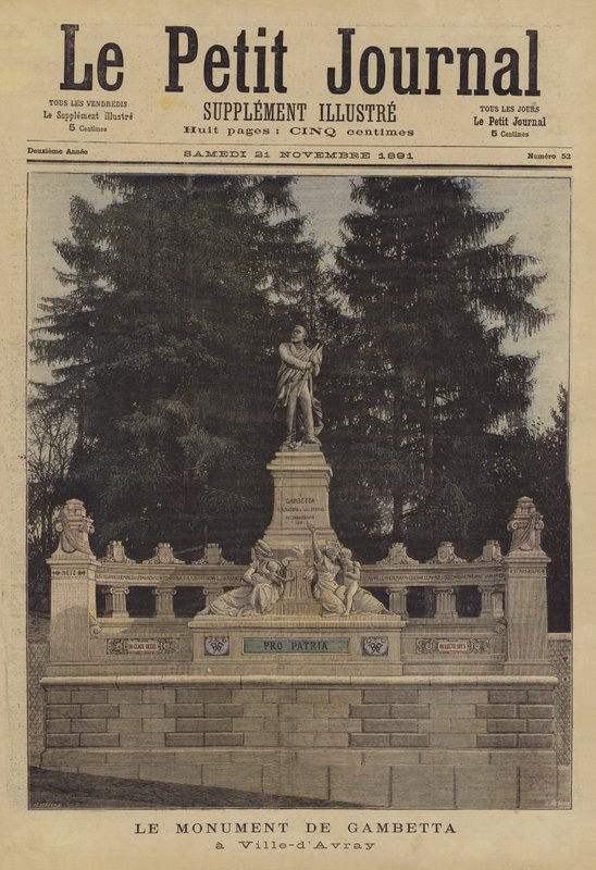 Monumento a Léon Gambetta en Ville-d