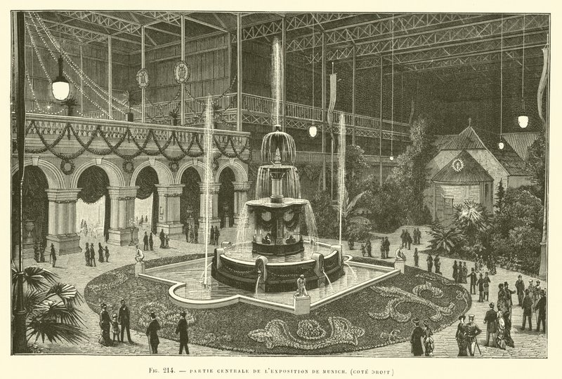 Parte Central de la Exposición de Múnich, Lado Derecho de French School
