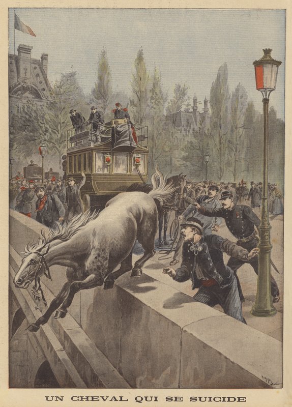 Suicidio de un caballo de French School