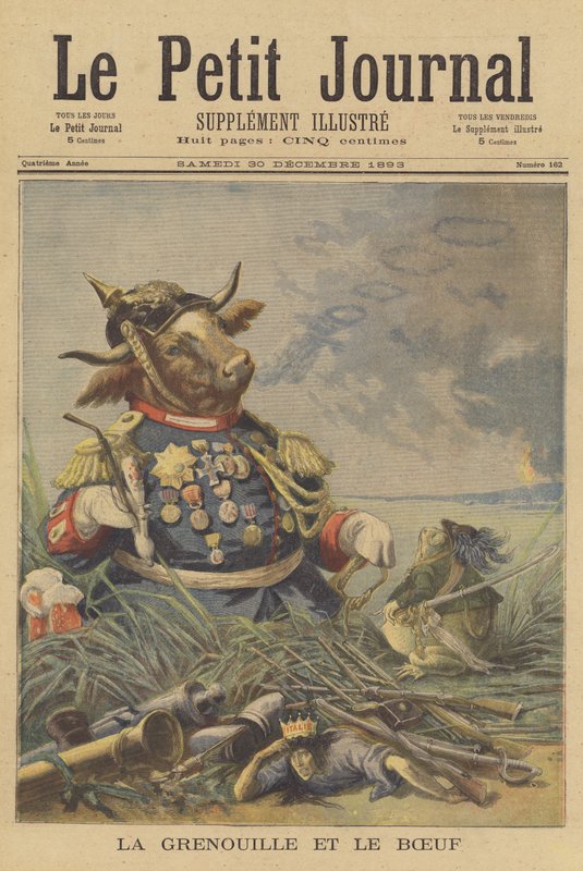 La rana y el toro de French School
