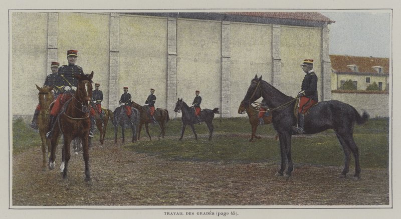 Entrenamiento de caballería de French Photographer