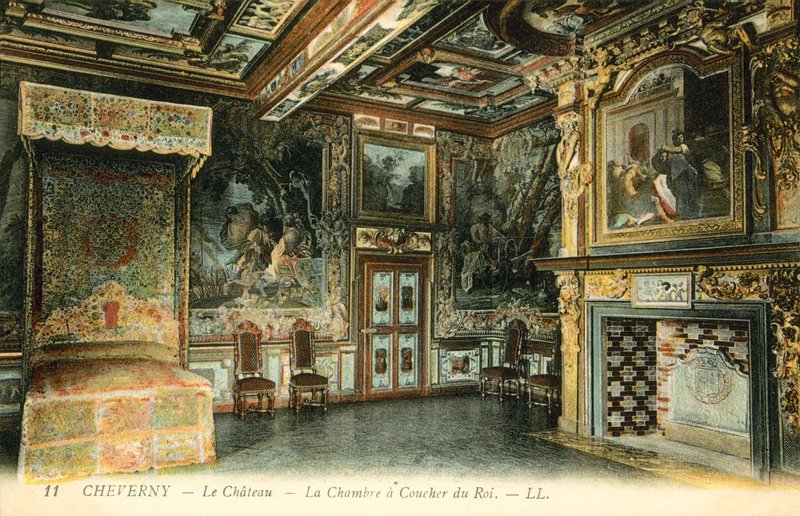 Cheverny, Castillo, Dormitorio del Rey de French Photographer