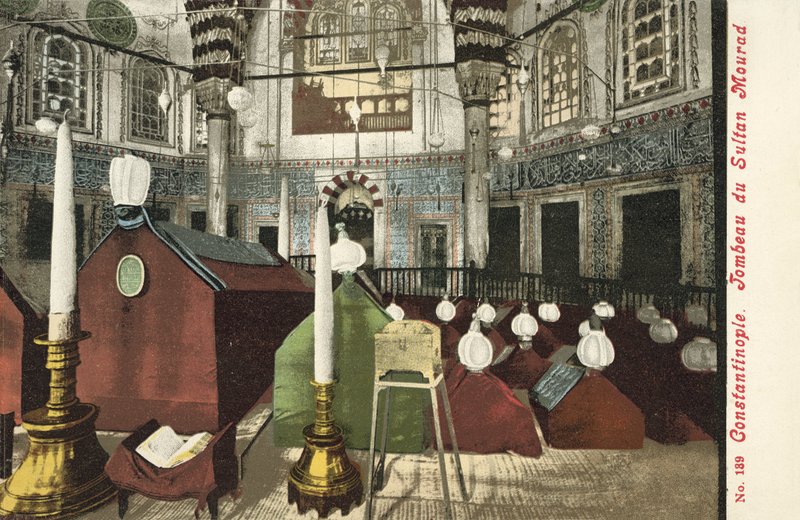 Constantinopla, Tumba del Sultán Murad de French Photographer