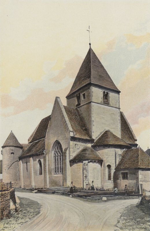 Druyes, Iglesia, Conjunto sureste de French Photographer