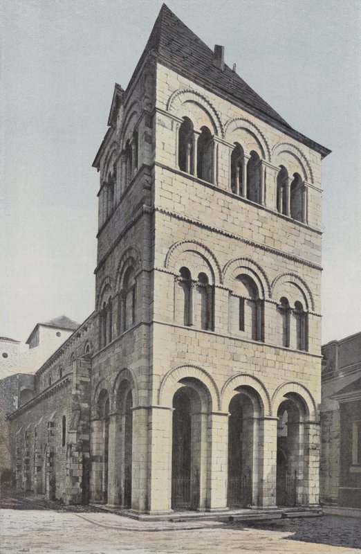 Ebreuil, Iglesia, Conjunto Noroeste de French Photographer