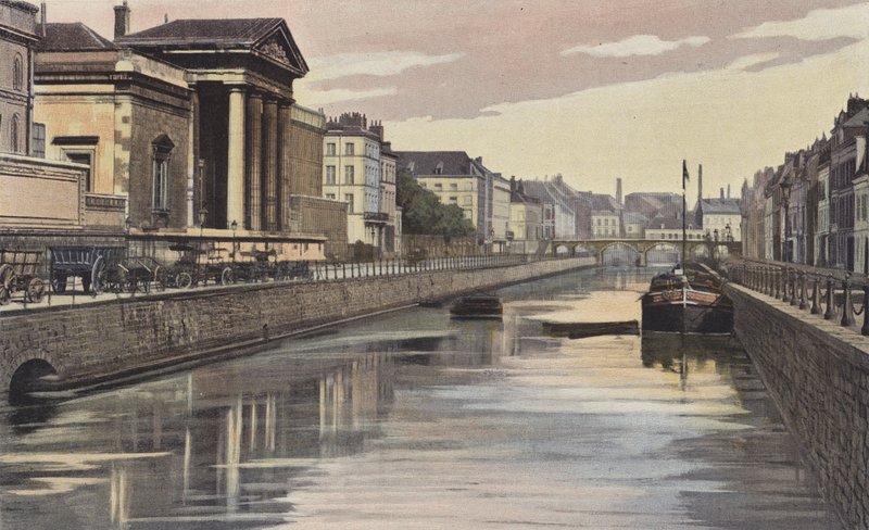 Lille, El canal de la Basse-Deule de French Photographer
