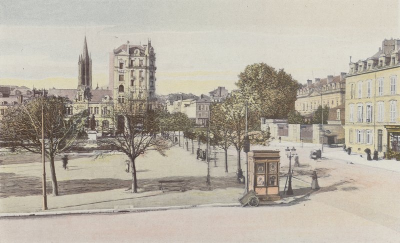 Limoges, Plaza Jourdan de French Photographer