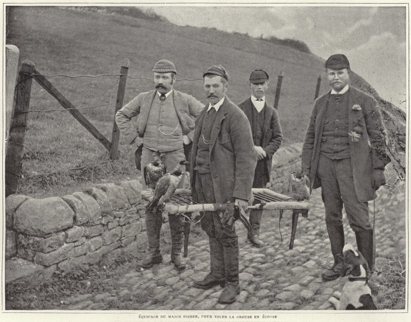 Mayor Fisher cazando urogallos en Escocia de French Photographer