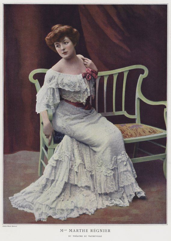 Marthe Regnier, actriz francesa de French Photographer