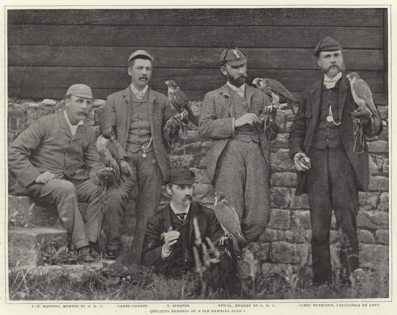 Miembros del Old Hawking Club de French Photographer